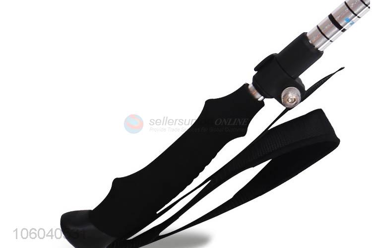 New design telescopic aluminium hiking stick adjustable trekking pole