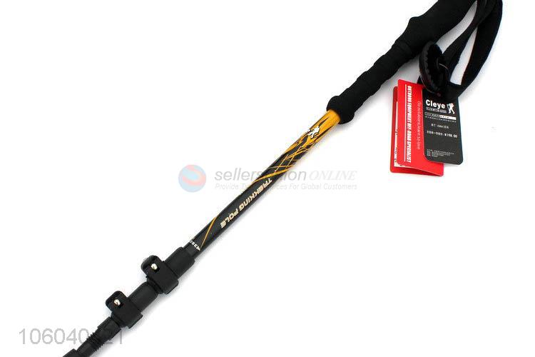 Superior quality durable adjustable walking stick outdoor hiking pole