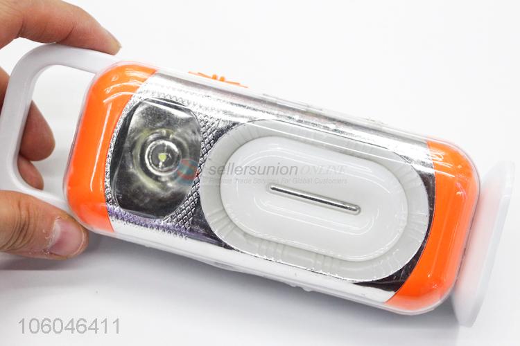 Portable emergency light led light with dry battery cabin for outdoor work