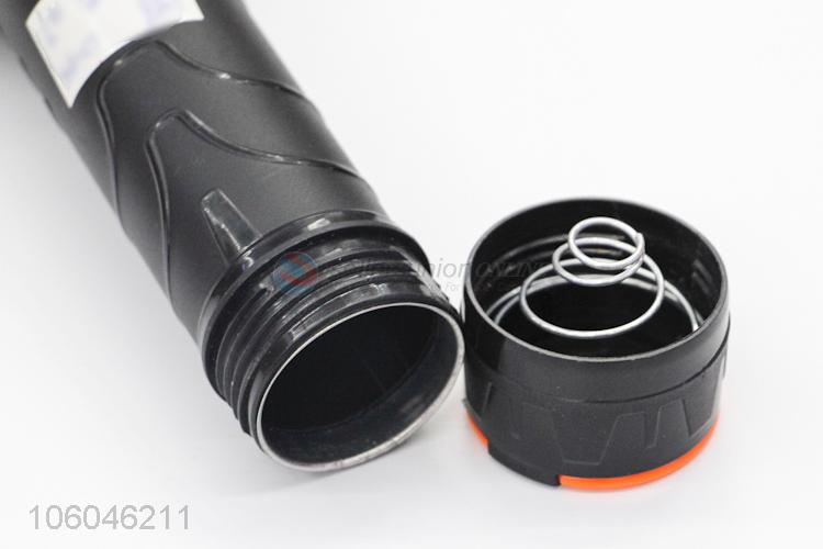 Handheld plastic battery flashlight led flashlight