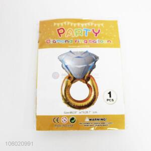 Best selling diamond ring shape aluminum foil balloons