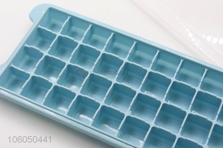 Wholesale price transparent cover cube homemade silicon ice mold