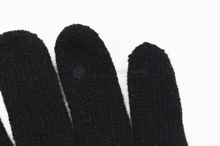 High sales men's winter warm knitted  dispensing non-slip gloves