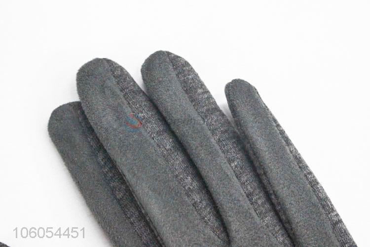 Fashion Style Ladies Velvet Warm Gloves Touch Screen Gloves