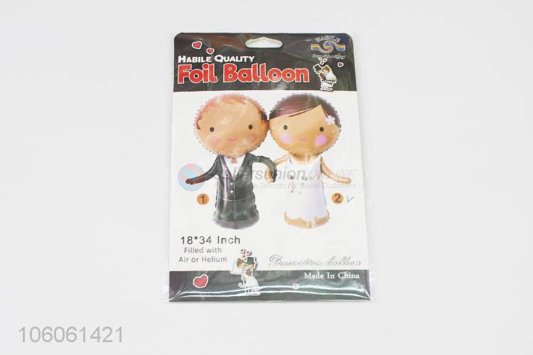 Best Popular Bride and Groom Foil Balloon For Wedding