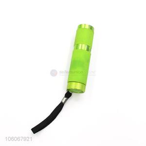 Competitive price green plastic led flashlight torch light