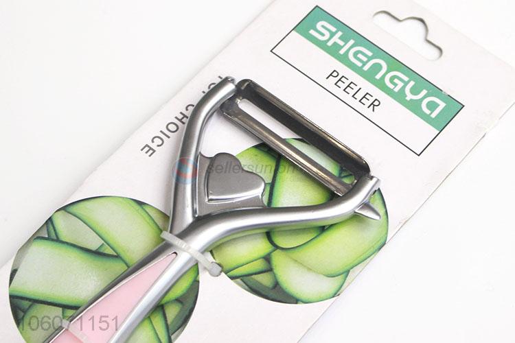 New design kitchen utensil zinc alloy vegetable peeler