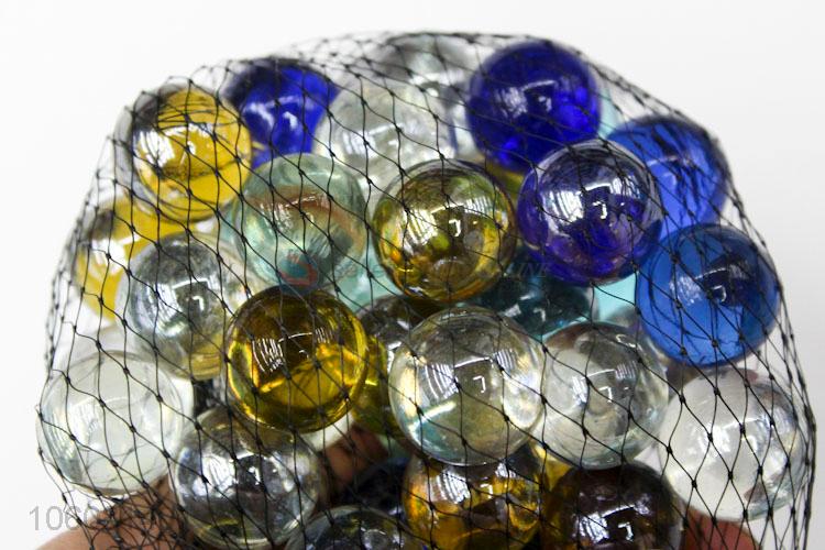 Factory sales 1.6cm transparent glass marbles for decoration