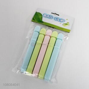 Wholesale Colorful 5 Pieces Food Bag Seal Clip