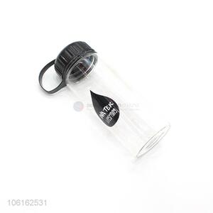 Wholesale price fashion travel 420ml glass water bottle