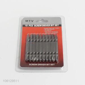 Good Quality 10 Pieces Screw Bits Hardware Tools Set