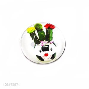 Bulk price cactus design dome glass fridge magnet