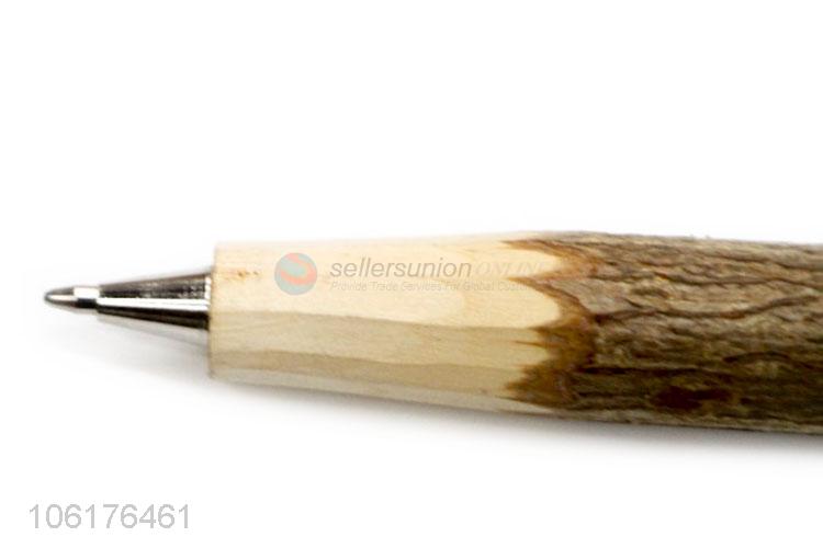 Hot Selling Wooden Craft Ballpoint Pen for Kids