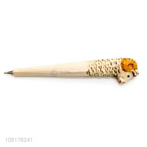 New Products Wooden Animals Head Ballpoint Pen
