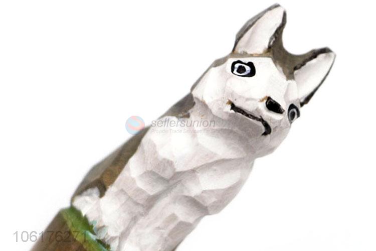 China Hot Sale Hand Engraved Animal Head Gift Ball Pen
