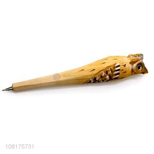 Factory Price Animal Head Wooden Ball-point Pen