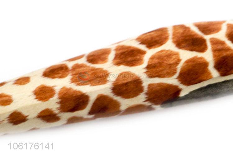 New Advertising Hand Carved Wooden Animal Ballpoint Pen