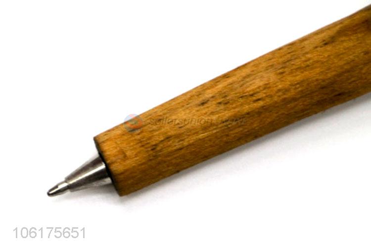 Reasonable Price Animal Head Wooden Ball-point Pen