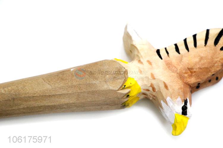 Factory Sales Animal Head Wooden Ball-point Pen