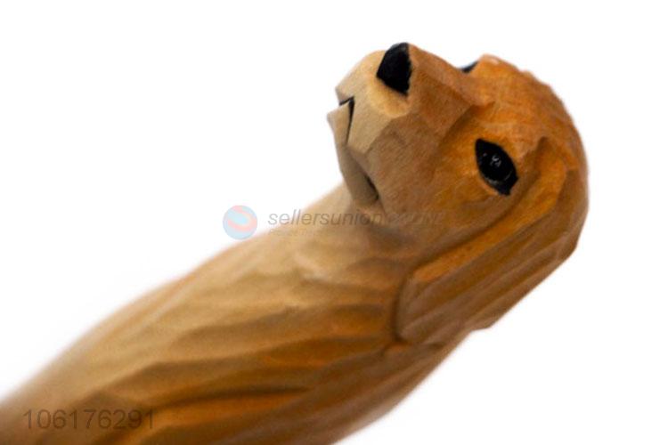 Best Quality Animal Head Wooden Ball-point Pen
