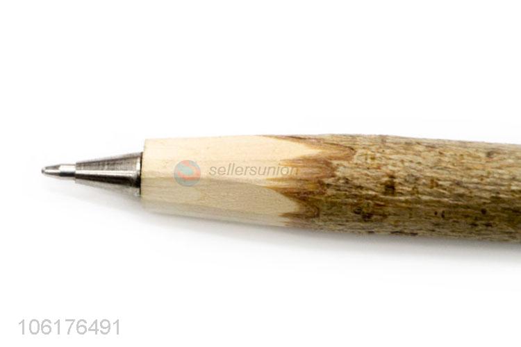 Wholesale Cheap Wooden Craft Ballpoint Pen for Kids