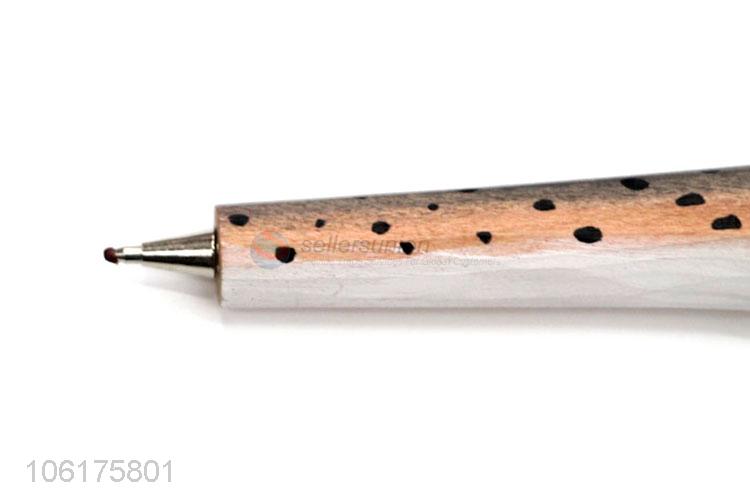 Best Sale Hand Engraving Wooden Animal Ballpoint-pen