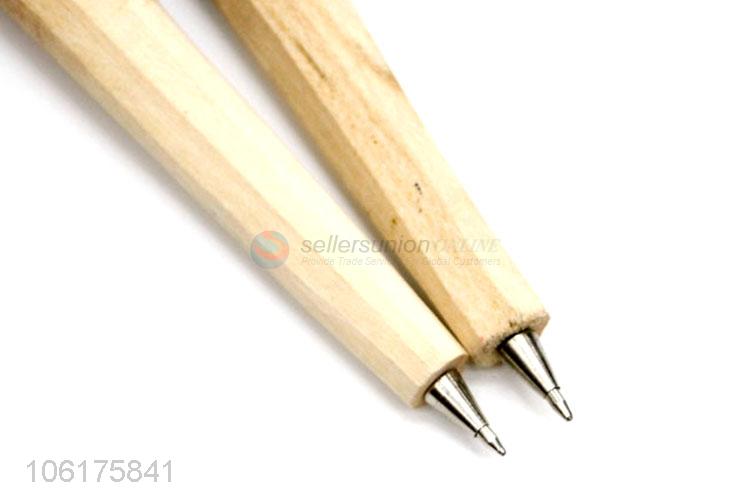 Wholesale Popular Wooden Animals Head Ballpoint Pen