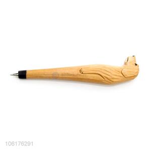 Best Quality Animal Head Wooden Ball-point Pen