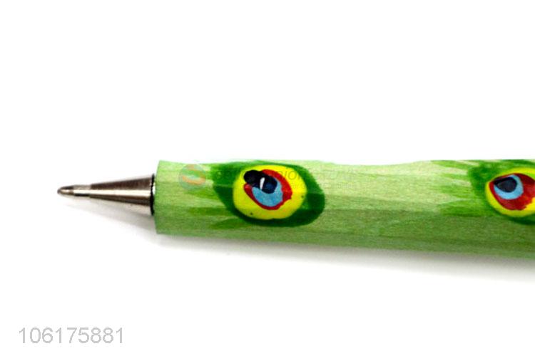 Popular Wholesale Hand Engraving Wooden Animal Ballpoint-pen
