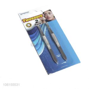 Lowest Price 2PC High Precision Light Weight Tweezers for Eyebrow