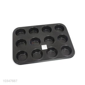 Good quality 12 grids round baking pan / aluminum cake mold