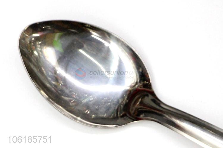 Low price kitchen products stainless steel long dinner spoon