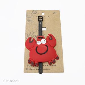 Wholesale Price Cute Crab Design Luggage Tag Plane Tag