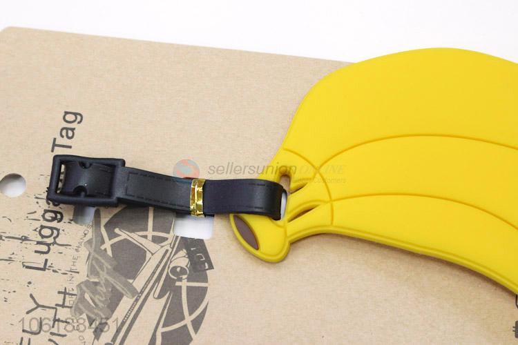 Factory Price Banana Style Silicone Luggage Tag