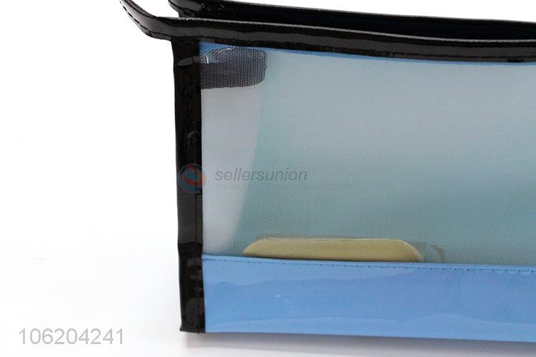 Low price transparent cosmetic makeup bag for women