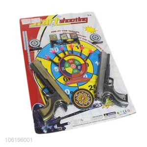 Wholesale indoor toys target shooting game with darts for fun