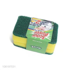 Cheap Price 2PC Sponge Scouring Pad Kitchen Supplies