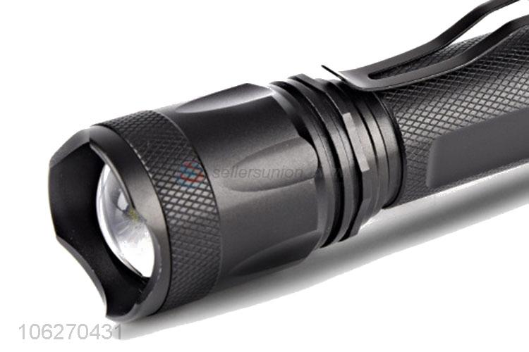 Best quality outdoor bright light aluminum alloy clip flashlight