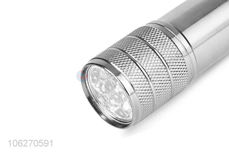 Popular design strong light aluminum alloy led torch flashlight