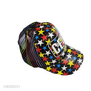 Good Quality Pentagram Pattern Baseball Back Mesh Cap