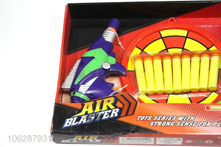 Top Selling Plastic Soft Bullet Air Blaster Shoots Guns Toy With Soft Darts