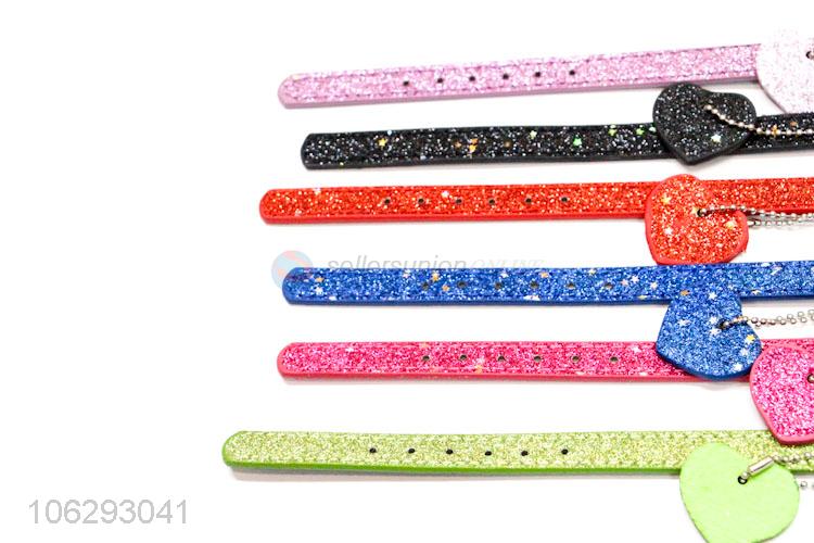 Delicate Design PU Leather Pet Collars