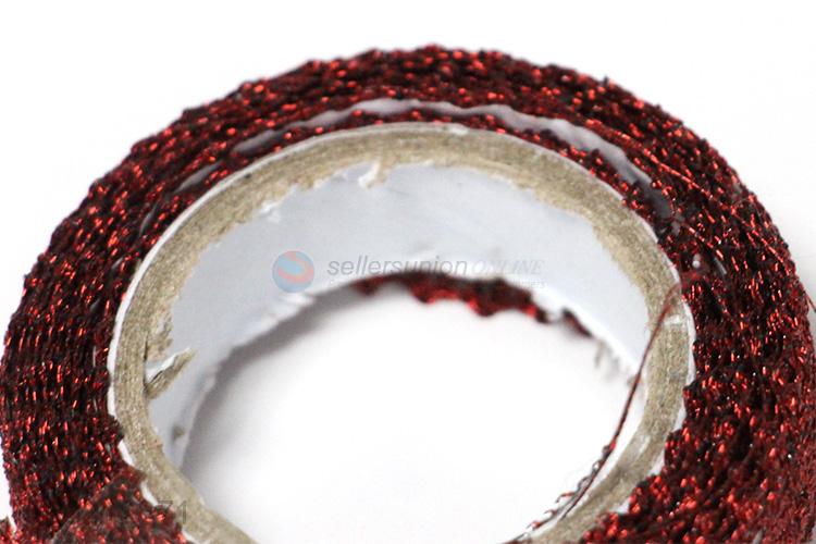 Wholesale deep red adhesive tape for gift packing