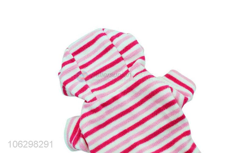 Best Quality Cotton Stripe Hoodie For Pet