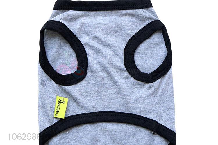 Best Quality Cartoon Pattern Cotton Tank Top For Pet