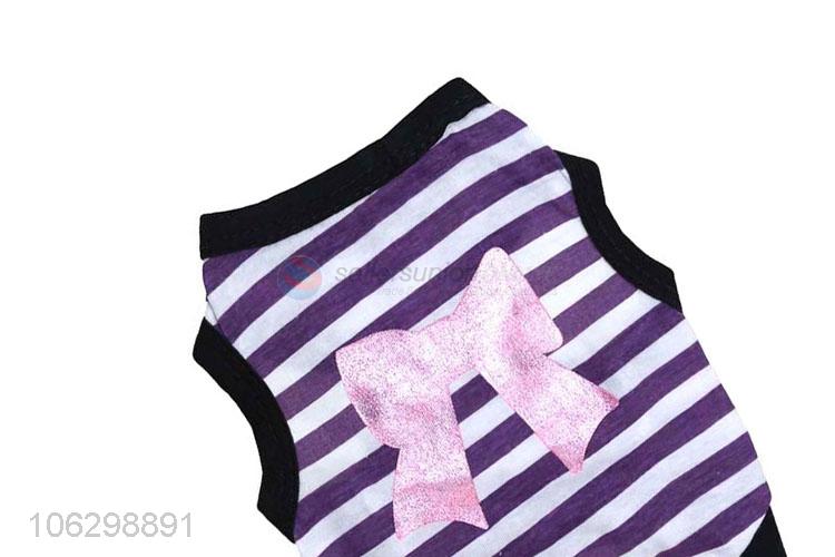 Fashion Stripe Cotton Dog Vest Pet Clothes