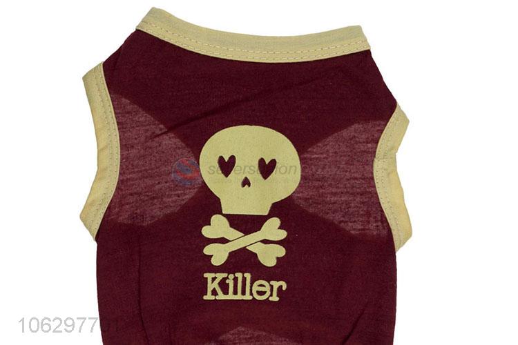 Custom Skull Pattern Pet Clothes For Dog