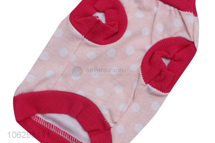 Wholesale Cute Pattern Cotton Waistcoat For Pet