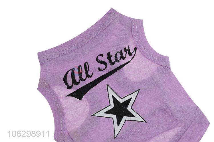 Custom Pet Cotton Tank Top Fashion Pet Clothes