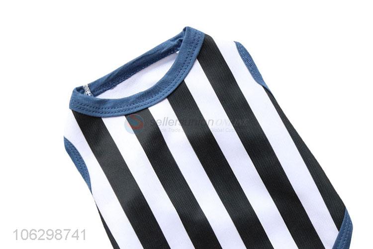 Fashion Cotton Stripe Pet Vest Dog Tank Top